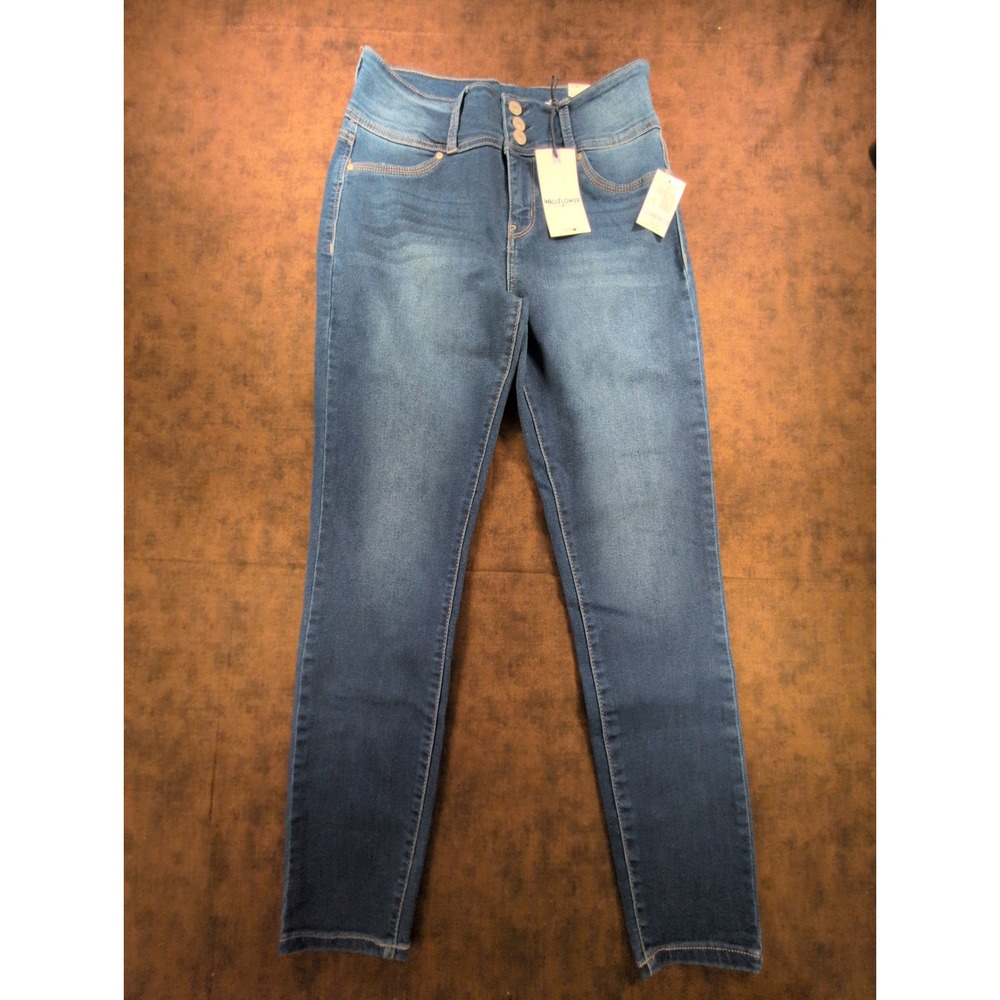 WallFlower‎ Sassy High Rise Skinny Jeans Riverton Blue Size 13/31 WFM10401S-Z196